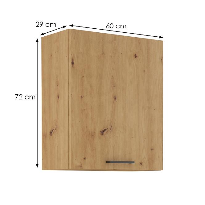 Küchenzeile Modena  60g-72 1f Handwerkliche Eiche