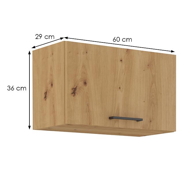 Küchenzeile Modena  60gu-36 1f Handwerkliche Eiche