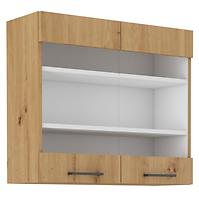 Küchenzeile Modena  80gs-72 2f Handwerkliche Eiche