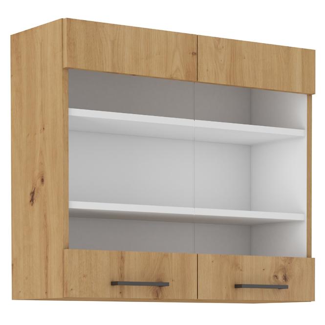 Küchenzeile Modena  80gs-72 2f Handwerkliche Eiche