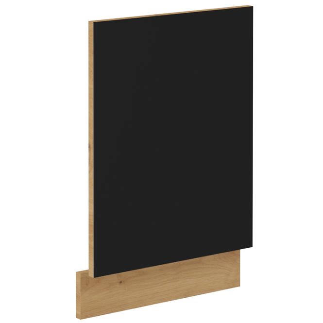 Front Modena 570x446 Schwarz / Handwerkliche Eiche