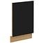 Front Modena 570x446 Schwarz / Handwerkliche Eiche