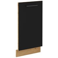 Front Modena 713x446 Schwarz / Handwerkliche Eiche