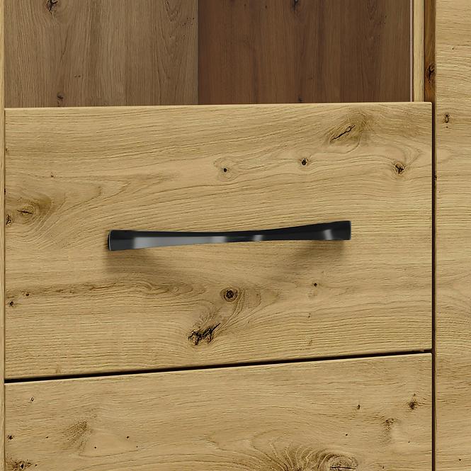 Vitrine Artis 04 92cm Eiche Artisan