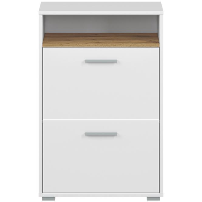Garderobe Loret Weiß/Eiche Wotan