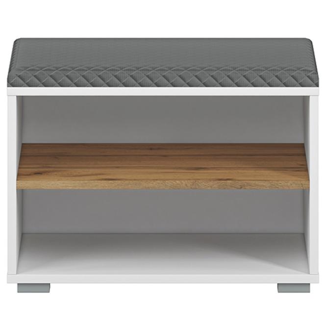 Garderobe Loret Weiß/Eiche Wotan