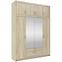 Schrank Elena 4d Eiche Sonoma Mit Einem Spiegel,2