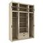 Schrank Elena 4d Eiche Sonoma Mit Einem Spiegel,3