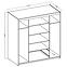 Schrank Elena 4d Eiche Sonoma Mit Einem Spiegel,5