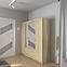 Schrank Elena 4d Eiche Sonoma Mit Einem Spiegel,8