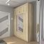 Schrank Elena 4d Eiche Sonoma Mit Einem Spiegel,9