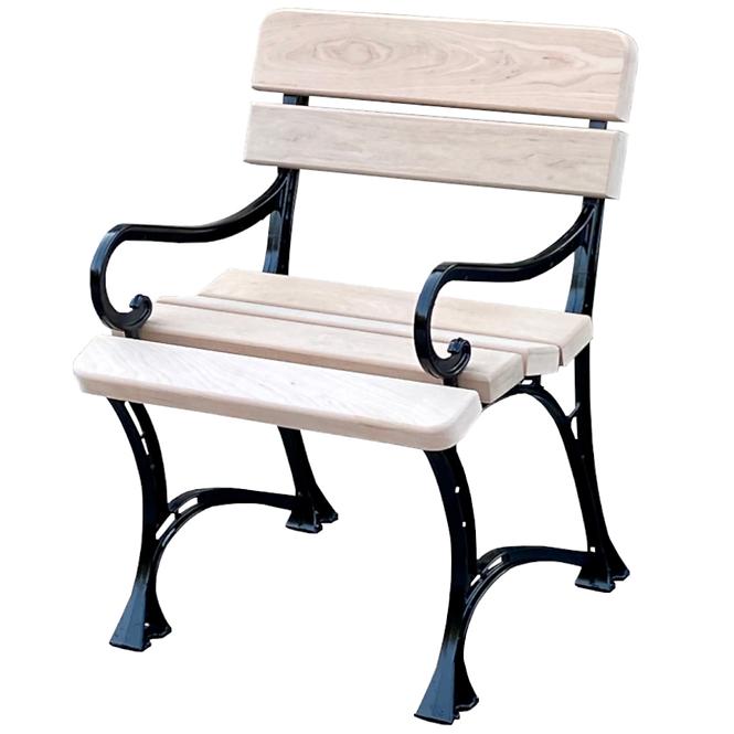 Stuhl aus Holz Royal mit Armlehnen 