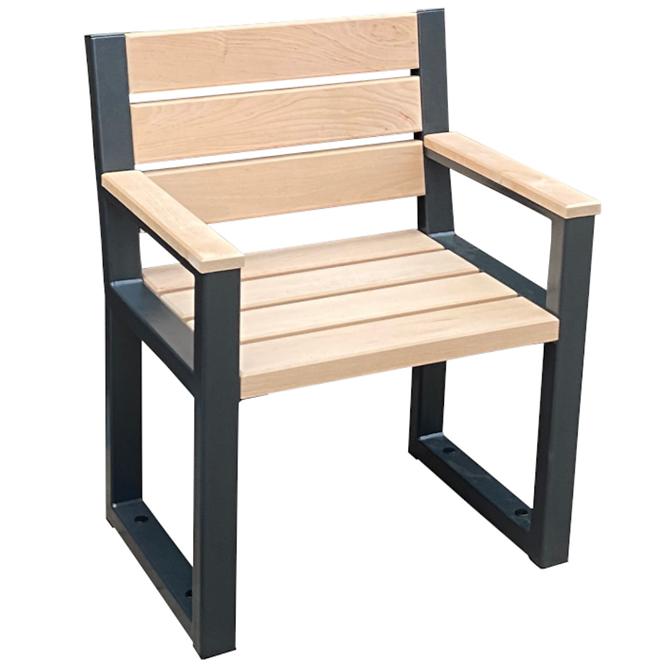Stuhl aus Holz Modern mit Armlehnen 