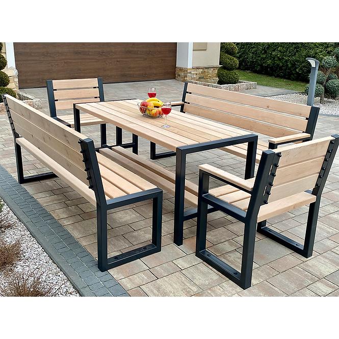 Stuhl aus Holz Modern mit Armlehnen 
