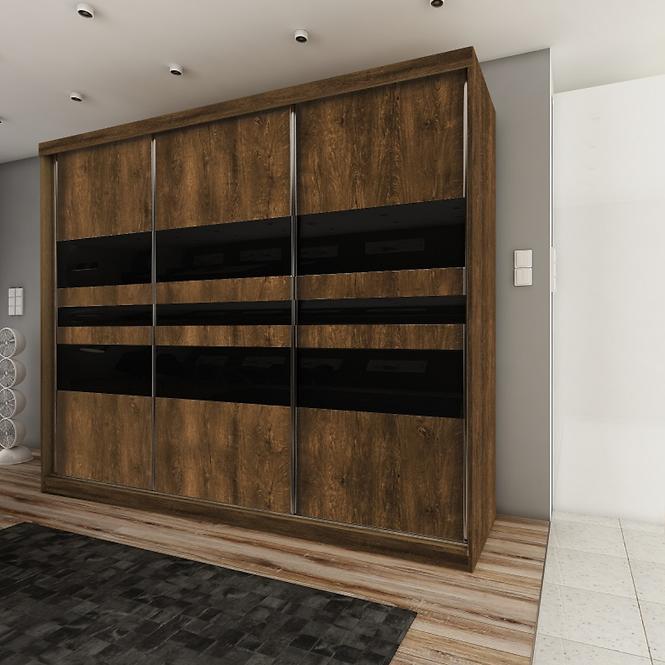Schrank Top 17 250 Dunkle Asche,3