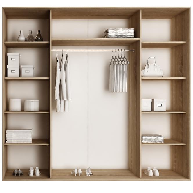 Schrank Top 8 250 Dunkle Asche,2