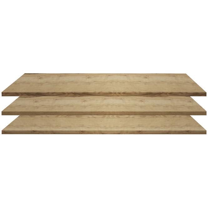 Regal 3 St Schrank Retro 138 Goldkraft