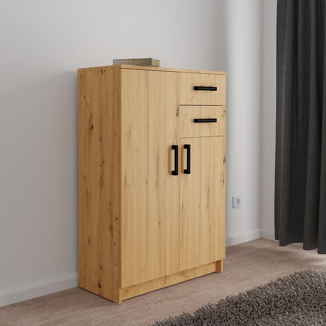 Kommode Posejdon 5 75cm Eiche Wotan