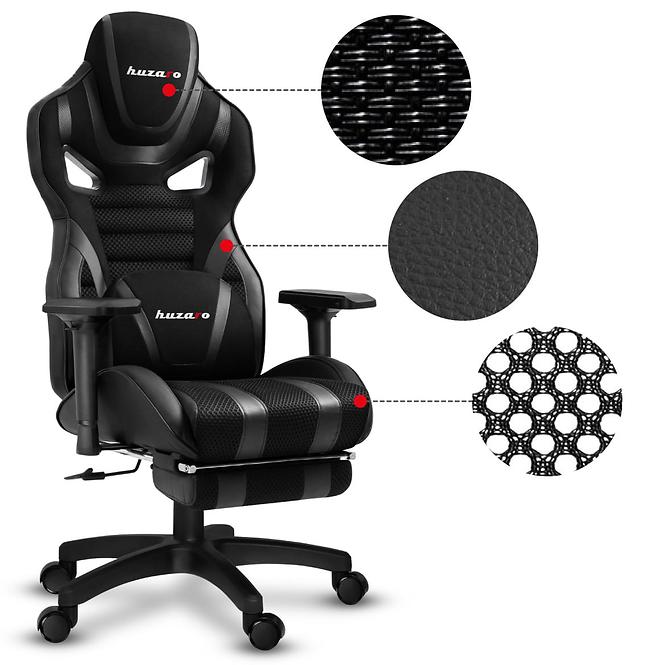 Spielerstuh Hrace Hz-Force 7.5 Schwarz Mesh