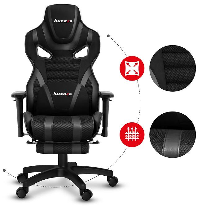 Spielerstuh Hrace Hz-Force 7.5 Schwarz Mesh