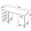 Schreintisch Sven 140cm Eiche Nash / Andersen Kiefer,3