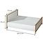 Bett Sven 160cm Eiche Nash / Andersen Kiefer,2