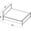 Bett Sven 160cm Eiche Nash / Andersen Kiefer,3