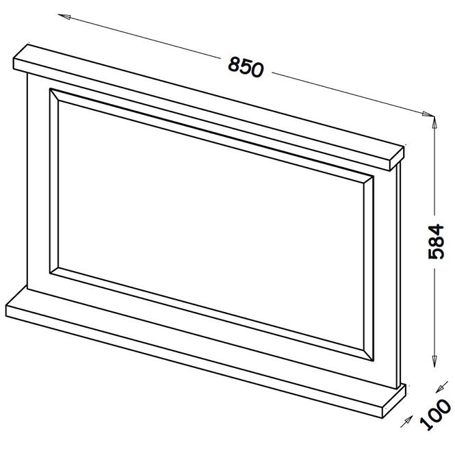 Spiegel Sven 85cm Eiche Nash / Andersen Kiefer