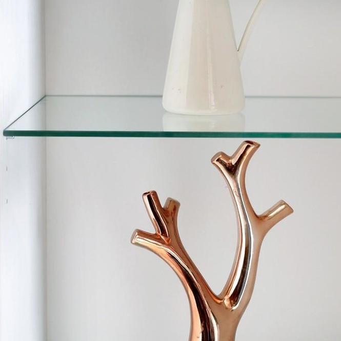 Vitrine Sven 2d2w 85cm Eiche Nash / Andersen Kiefer