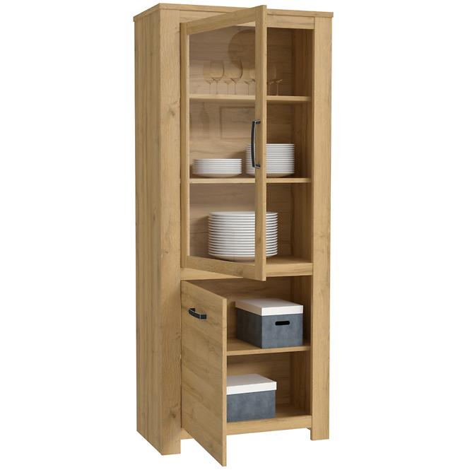 Vitrine Havanna 77cm Antiqued Eiche (HVNV711) L