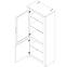 Vitrine Havanna 77cm Antiqued Eiche (HVNV711) L,6