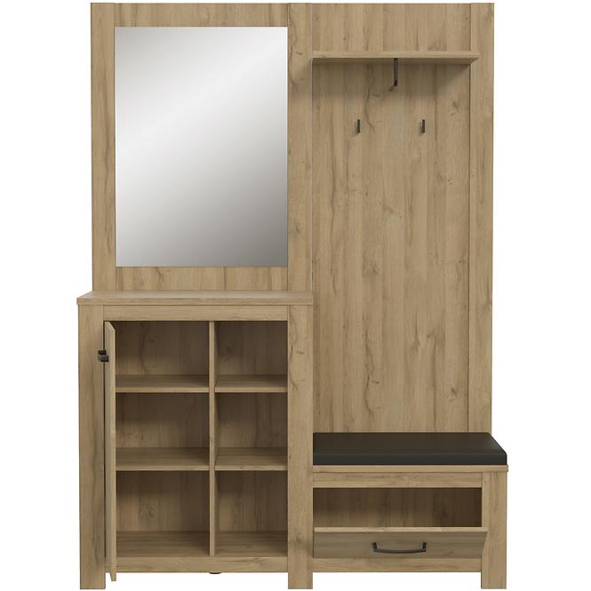 Garderobe Havanna 140cm Antike Eiche