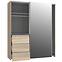Schrank Winn 170cm Eiche Sonoma/Spiegel,3