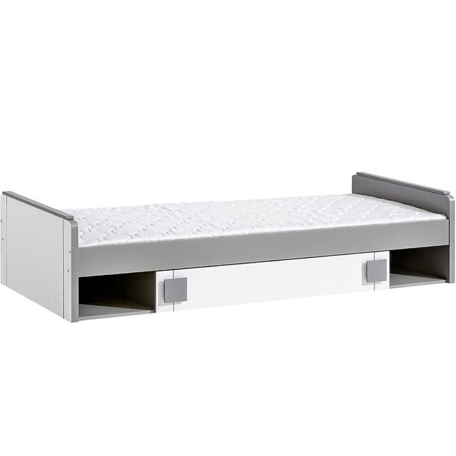 Bett Gumi G13 80x195cm Eiche Samanta/Grau