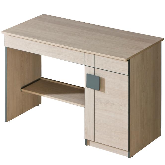 Schreibtisch Gumi G6 Eiche Samanta/Grau