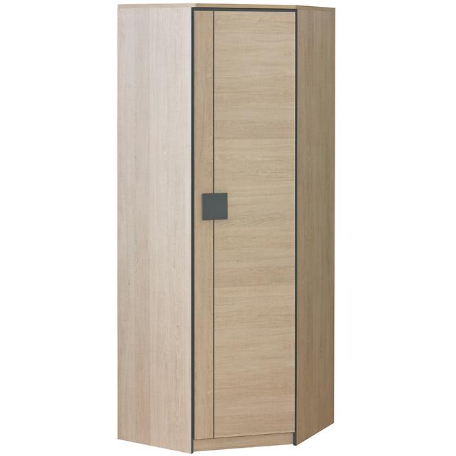 Schrank Gumi G7 71cm Eiche Samanta/Grau