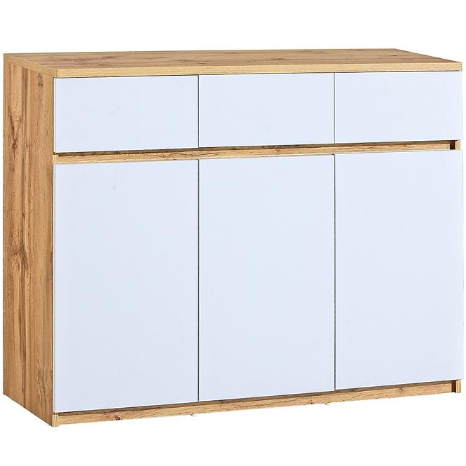 Kommode Arca 3D AR6 Eiche Wotan/Arktisches Weiß