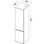 Schrank Arca AR2 Eiche Wotan/Arktisches Weiß,2
