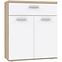 Kommode Winnie Wnk431-Q36 Weiß / Eiche Sonoma