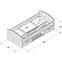 Bett Winnie Wnl09-Q36 Weiß / Eiche Sonoma,4