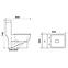 WC Kombi Menas senkrecht mit Sitz,3