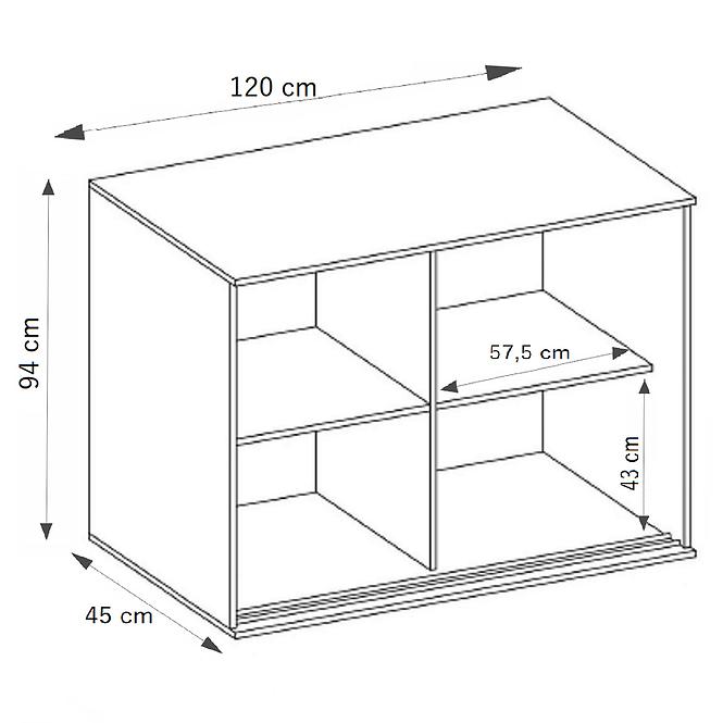 Kommode Tablet T1 120 Eiche Sonoma