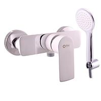 RAV-SLEZAK VLTAVA Duschmischer mit Dusche Chrom/Weiß - Abstand 150 mm VT481.5/1CB