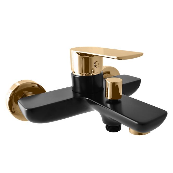 RAV-SLEZAK VLTAVA5 Badarmatur schwarz/gold VT554.5CMATZ