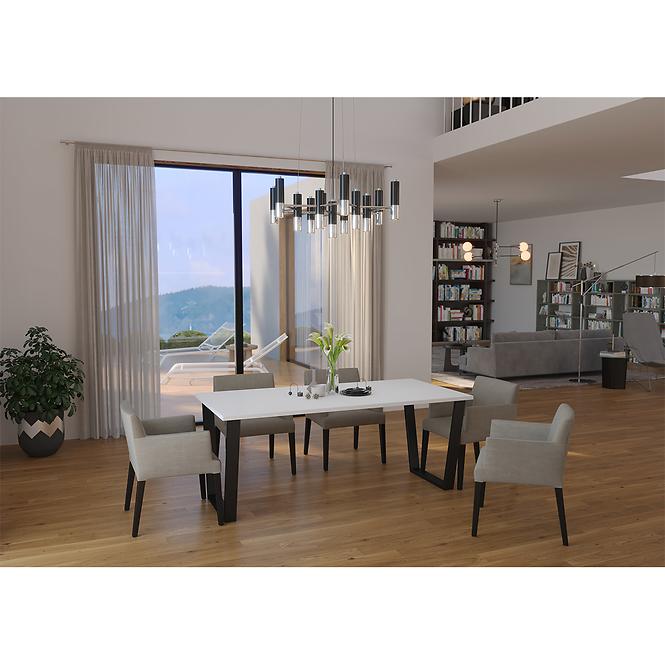 Essentisch Cezar 185x67 – Weiß                              