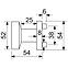 Edelstahlkugel RK.KNOB.03.FIX.CE               ,2