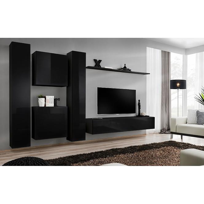 Hängender Schrank Switch SW1 Schwarz 