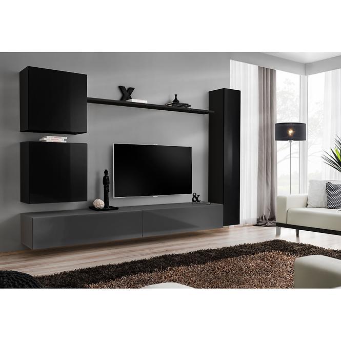Hängender Schrank Switch SW1 Schwarz 
