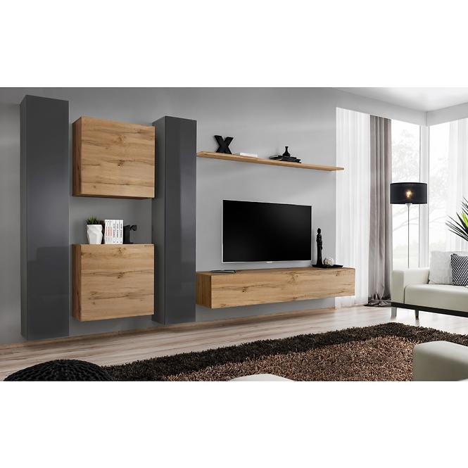 Hängender Schrank Switch SW1 Grafit 