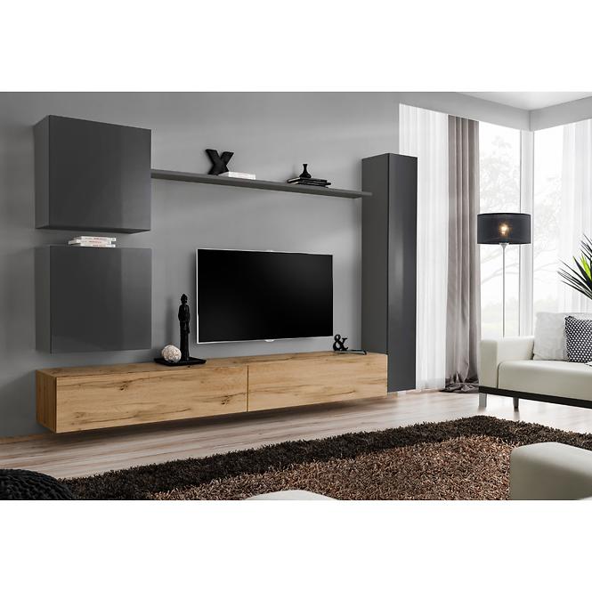 Hängender Schrank Switch SW3 Grafit 